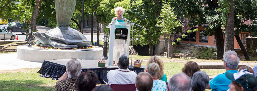 monument to foregiveness unveiling ceremony