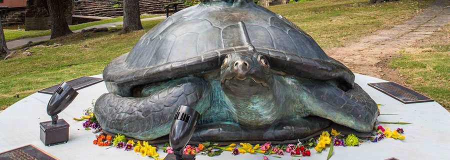 monument to foregiveness unveiling ceremony