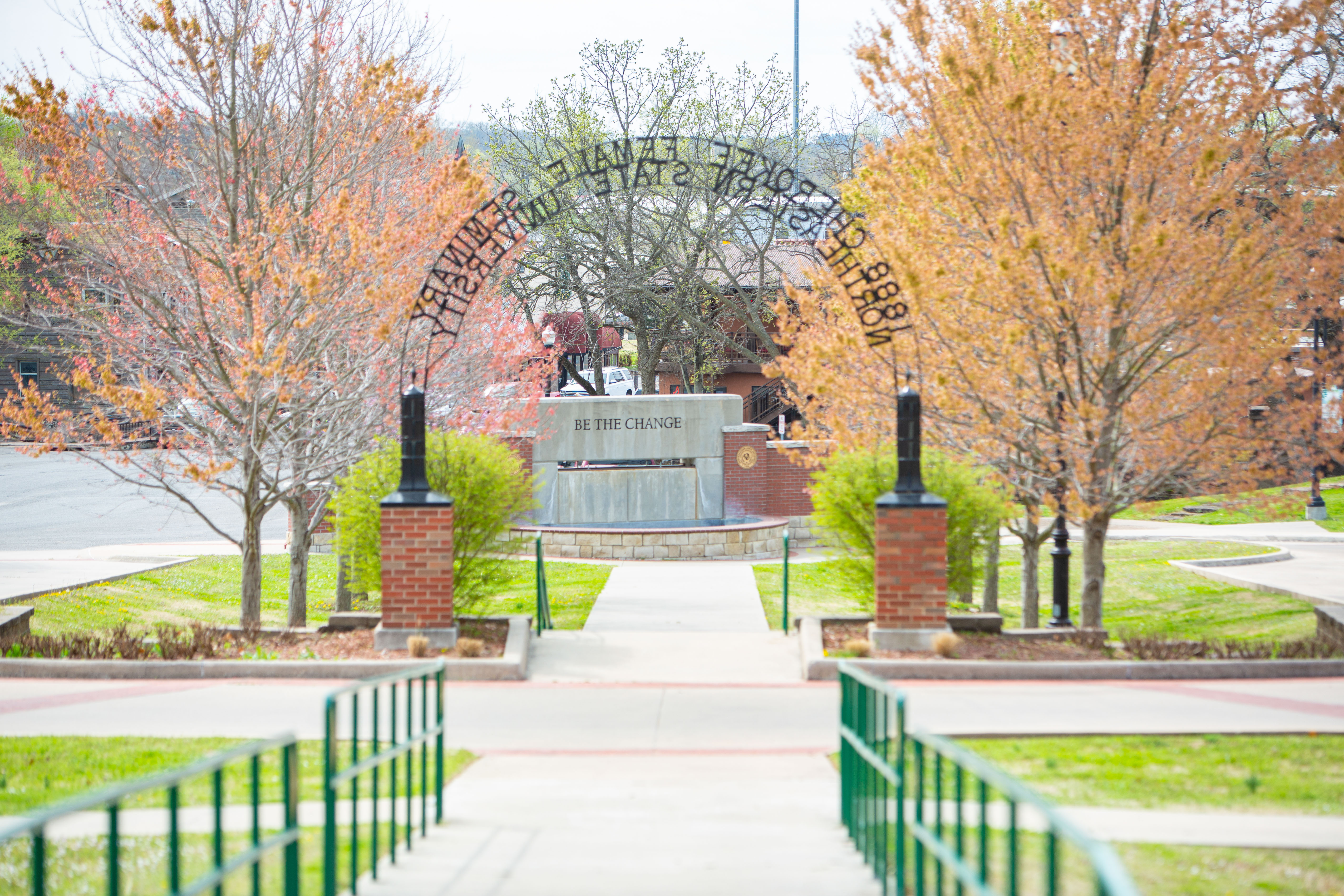 Springtime on campus 