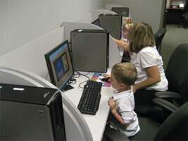 children learning to read at nsu