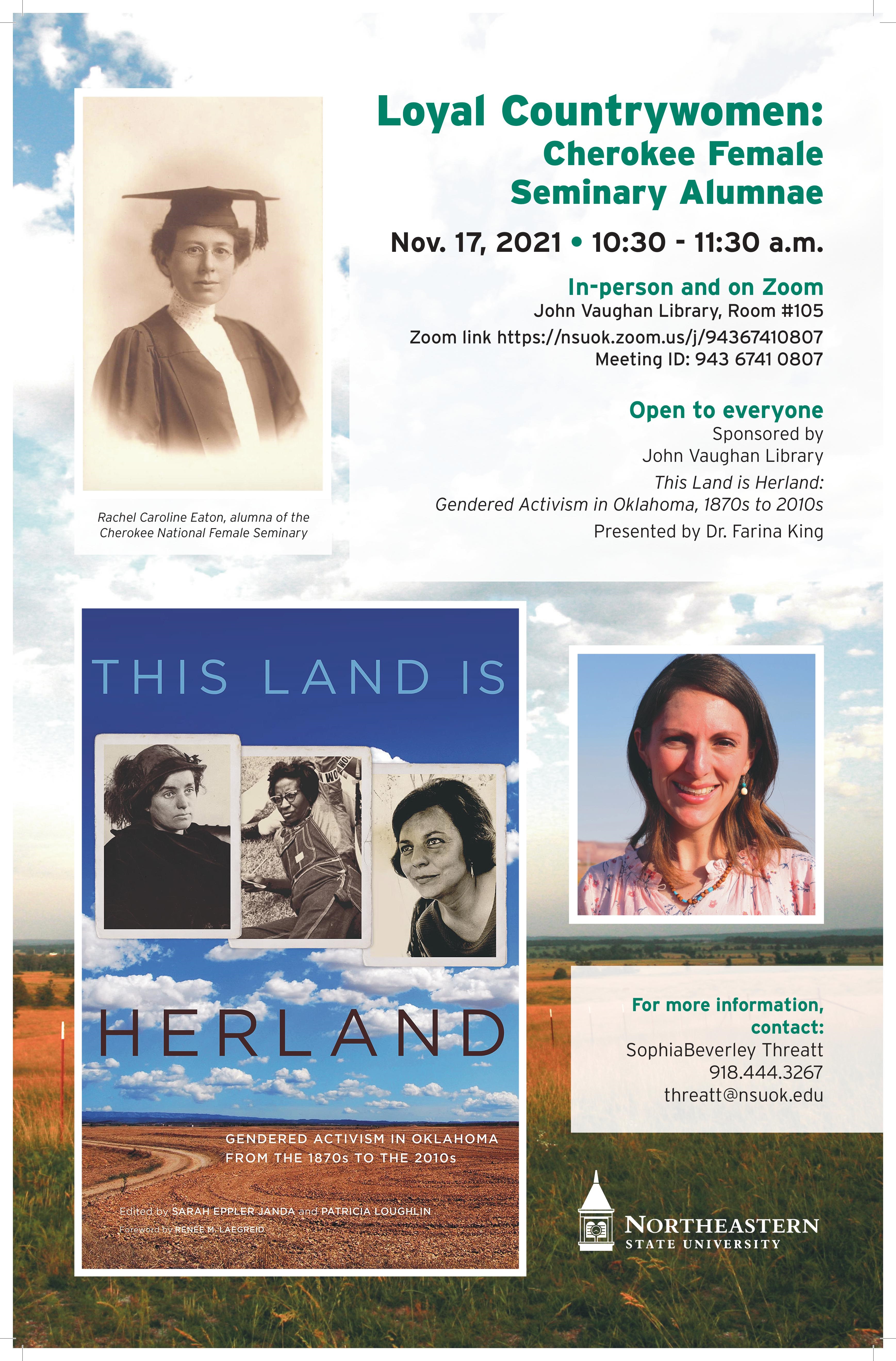 Author Talk with Dr. Farina King NSU-Tahlequah